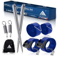 EFEALL Storm Band Awning Set for Thule Omnistor Motorhome Equipment, Awning Hold Down Side Strap Kit, Motorhome Accessories with Bands-Blue