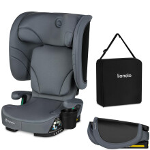 Lionelo ORIN i-Size Foldable Car Seat with ISOFIX or/& Belt Installation for babies 3,5-12 years /100-150 cm Lightweight High Back Booster Seat with