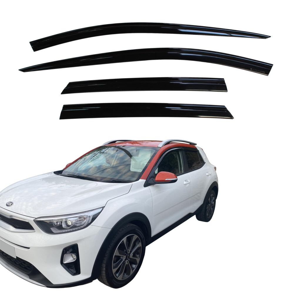 Auto Clover Wind Deflectors Set For Kia Stonic 2017+ (4 Pieces) 5051226486746