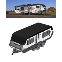 SUPAREE Motorhome Top Covers Caravan Cover Waterproof Caravan Roof Cover Universal for Summer UV Protection 210D Oxford Cloth with Reflective Strips
