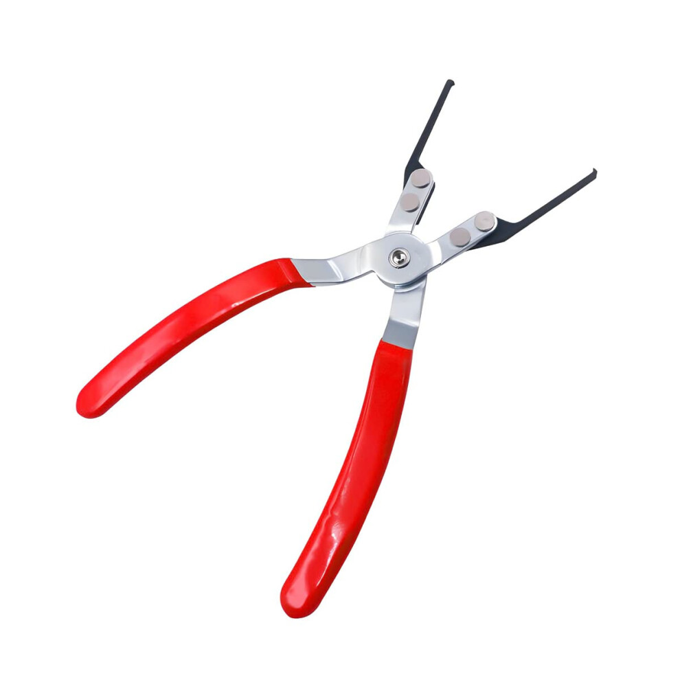 Jnnj Relay Puller Pliers, Car Relay Disassembly Clamp, Battery Terminal Fuse Extraction Remover Tool, Metal Steel Automotive Pliers Black/Red 5051226489723