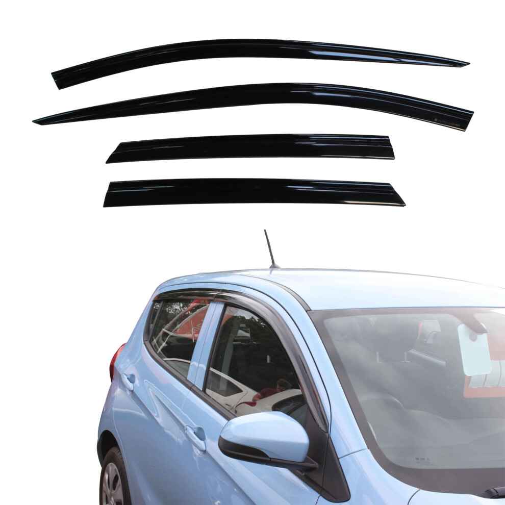 Auto Clover Wind Deflectors Set For Vauxhall Viva Opel Karl (4 Pieces) 5051226487736