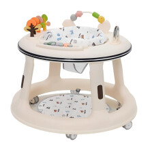 Baby Walker Height Adjustable with Music & Light,Kids Activity Walker Sit and Stand with 360 Quiet Wheels,Swivel Seat,Foot Pad and Game Play
