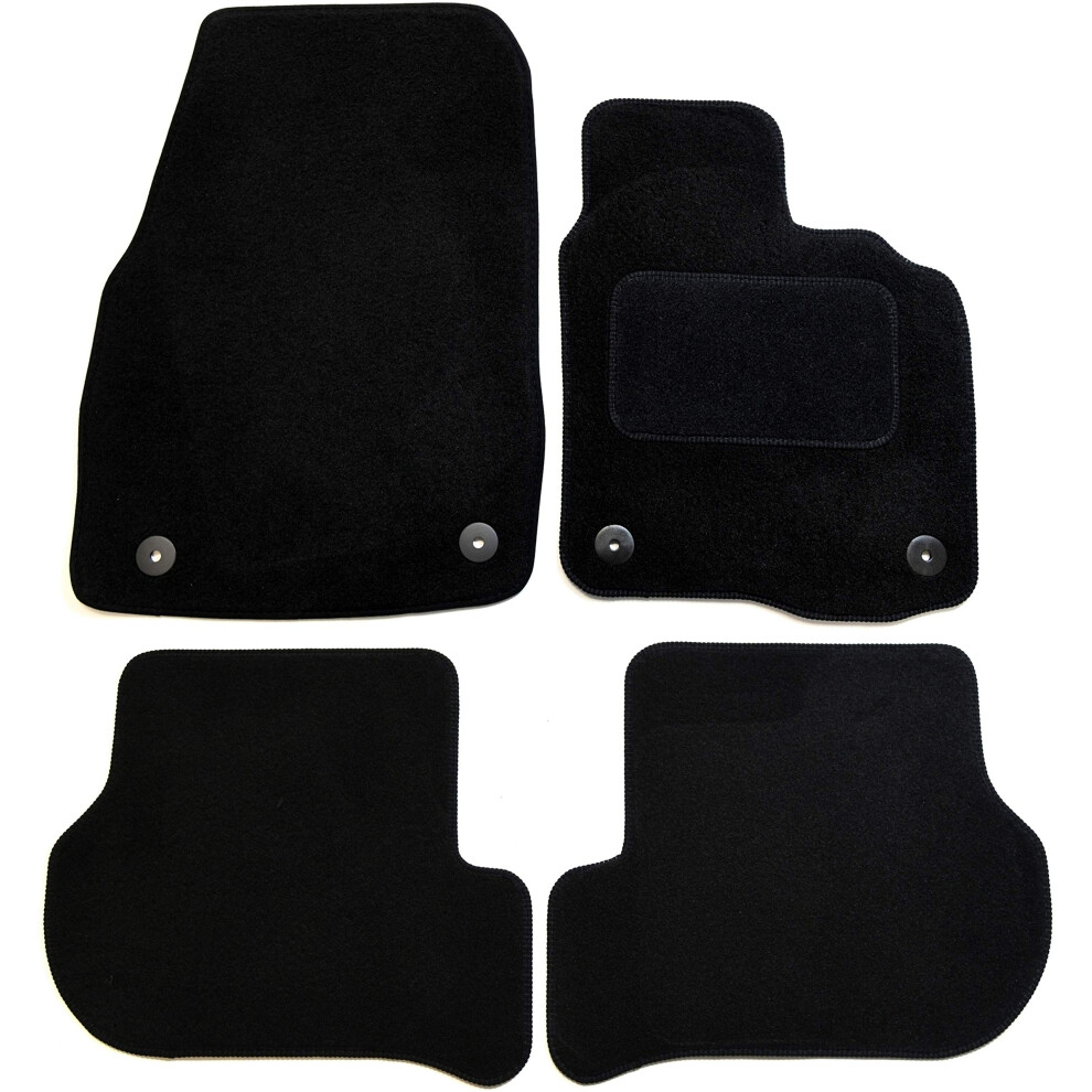 Sakura Ww7981 Tailored Mats, Ford Focus 2015-18 Carpet Heelpad, Trim Black 5051226464997