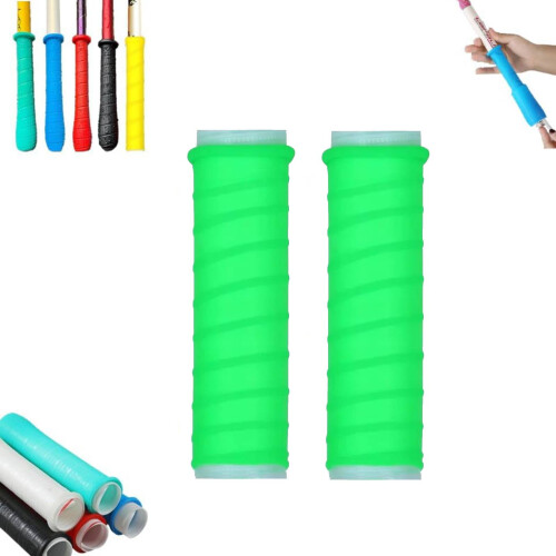 Capa de silicone verde para alça, termoencolhível (2 unidades)