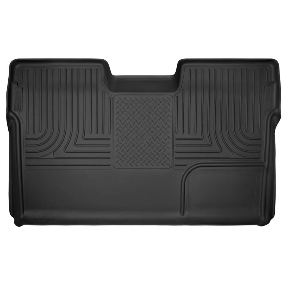 Husky Liners X-Act Contour Series | 2Nd Seat Floor Liner (Full Coverage) - | 53391 | Fits 2009-2014 Ford F-150 Supercrew Cab 1 Pcs Black 5051226483837