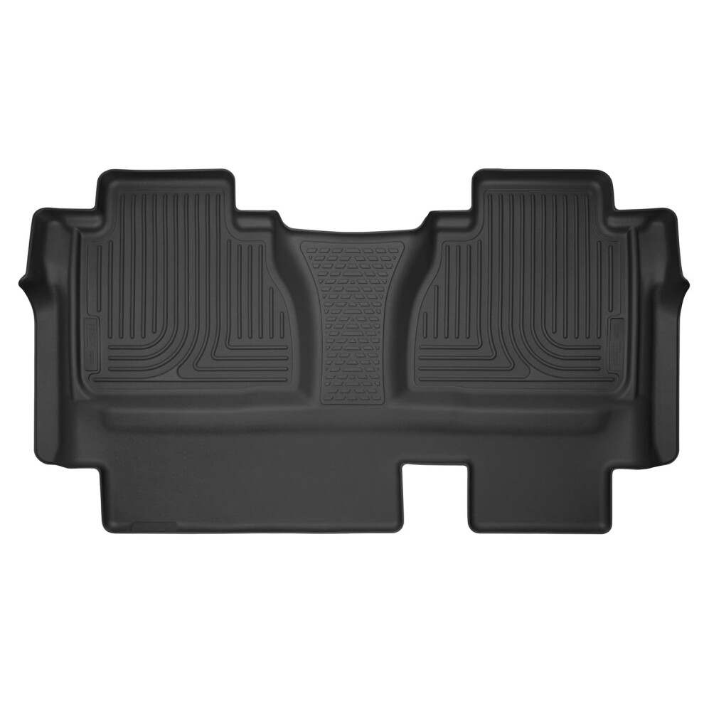 Husky Liners - 53851 Fits 2014-19 Toyota Tundra Double Cab X-Act Contour 2Nd Seat Floor Mat (Full Coverage) Black 5051226483486