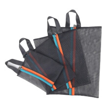 Ensemble de 4 sacs de rangement en filet de polyester pour vĂŞtements et
