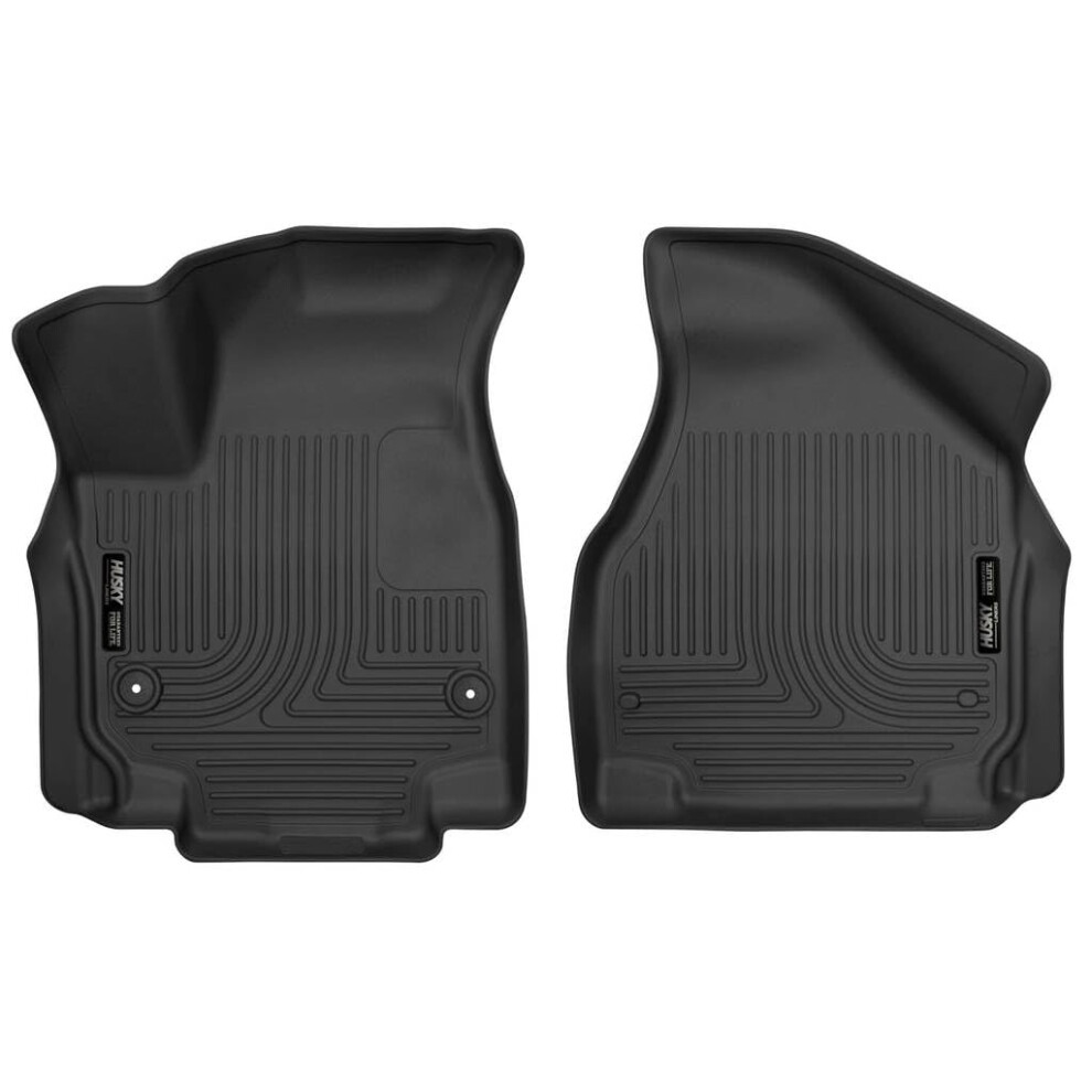 Husky Liners 13011 Fits 2017-20 Chrysler Pacifica Weatherbeater Front Floor Mats, Weatherbeater Front Floor Liners Black 5051226482236