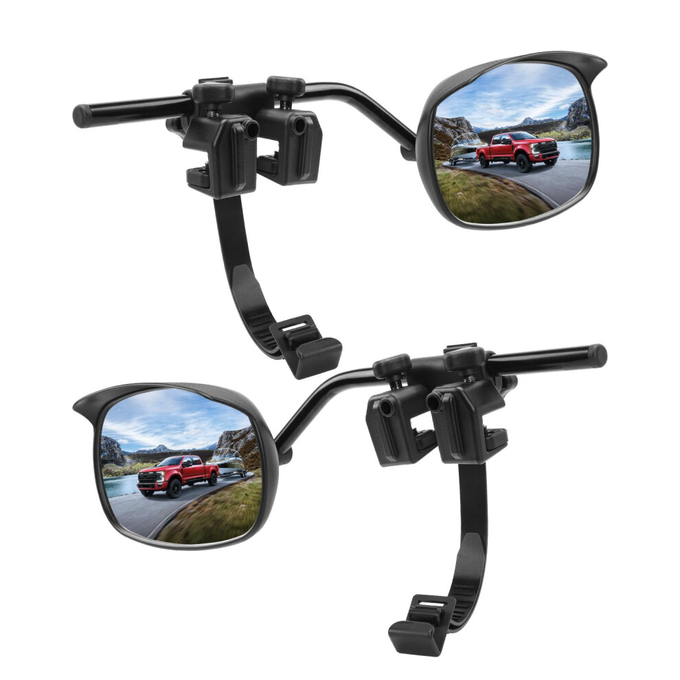 Suparee Caravan Wing Mirror Extensions Caravan Mirrors For Cars Convex Caravan Towing Mirrors Universal With Rain Deflector For 4X4 Motorhome Rv Vans 5051226446177
