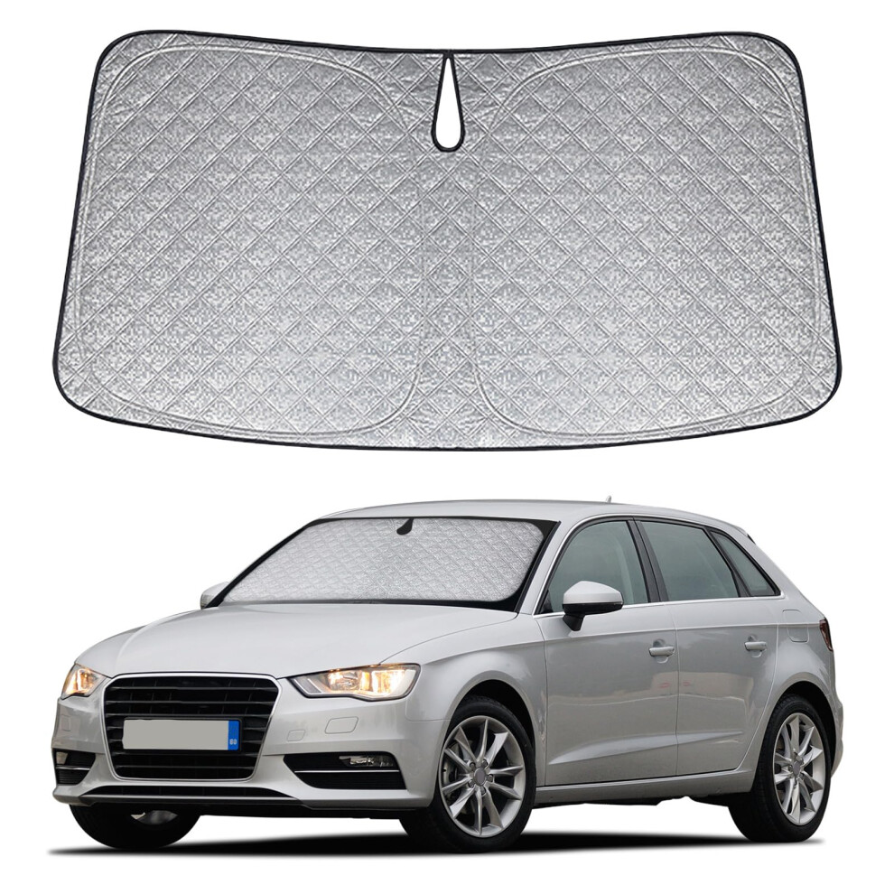Sun Shade For Windshield Replacement For Audi A3 2013-2020, Car Windscreen Protective Sunshade Maximum Coverage To Block Uv/Sun Heat Rays 5051226479540