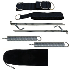 SavingBird Heavy Duty Awning Tie Down Kit, Storm Protection Straps for Caravan, Motorhome, RV & Camping Tents – Includes Ground Spikes & Spring Set