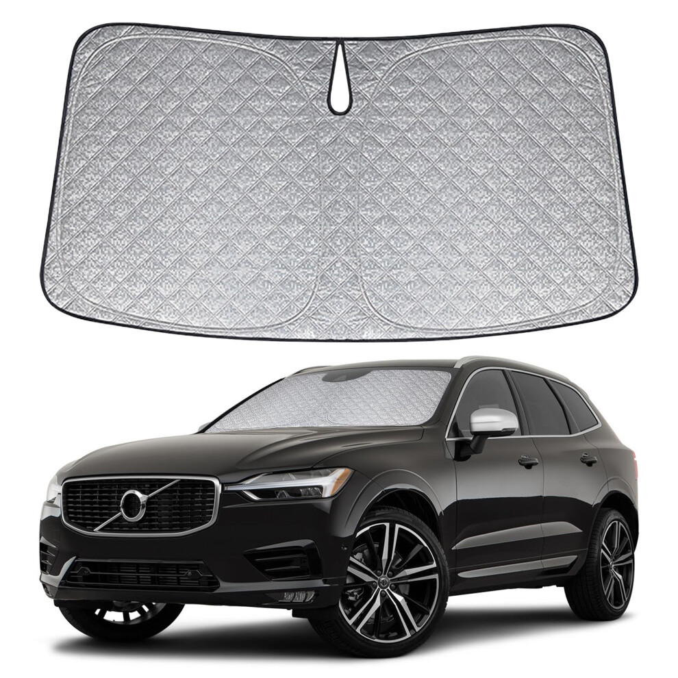 Sun Shade For Windshield Replacement For Volvo Xc60 2018-2024, Car Windscreen Protective Sunshade Maximum Coverage To Block Uv/Sun Heat Rays 5051226478376