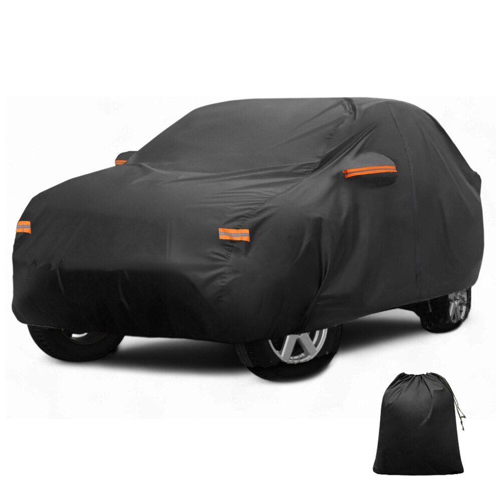 X Autohaux Car Cover For Volvo Xc90 - Outdoor Waterproof Sun Rain Snow Hail Protection With Left Side Zipper - 210D-Pu Material 5051226475856