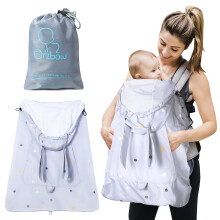 Orzbow Waterproof Baby Carrier Sun Cover, Breathable Summer Baby Carrier Rain Cover with Sun Protection, Windproof Baby Sling Cover