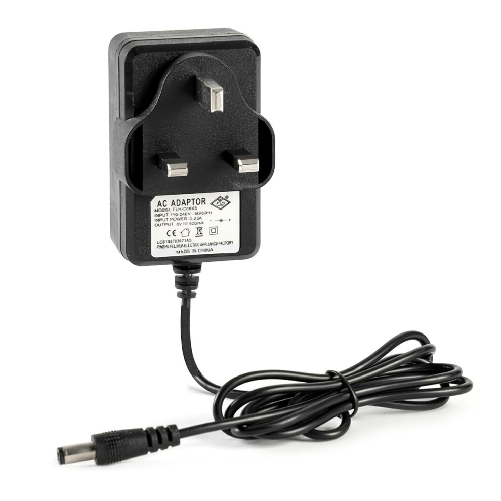 6V Battery Chargers For Electric Car, 6 Volt 500Ma Batteries Charger For Ride On Toys, Universal Battery Charger Adapter With 5.5Mm*2.1Mm 5051226451508