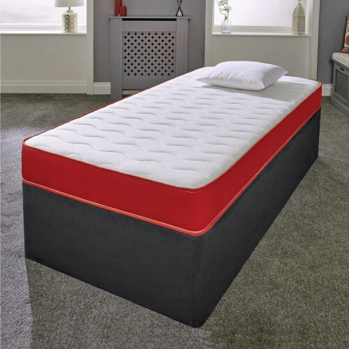 eXtreme comfort ltd Cooltouch Colours Red Single Mattress 2