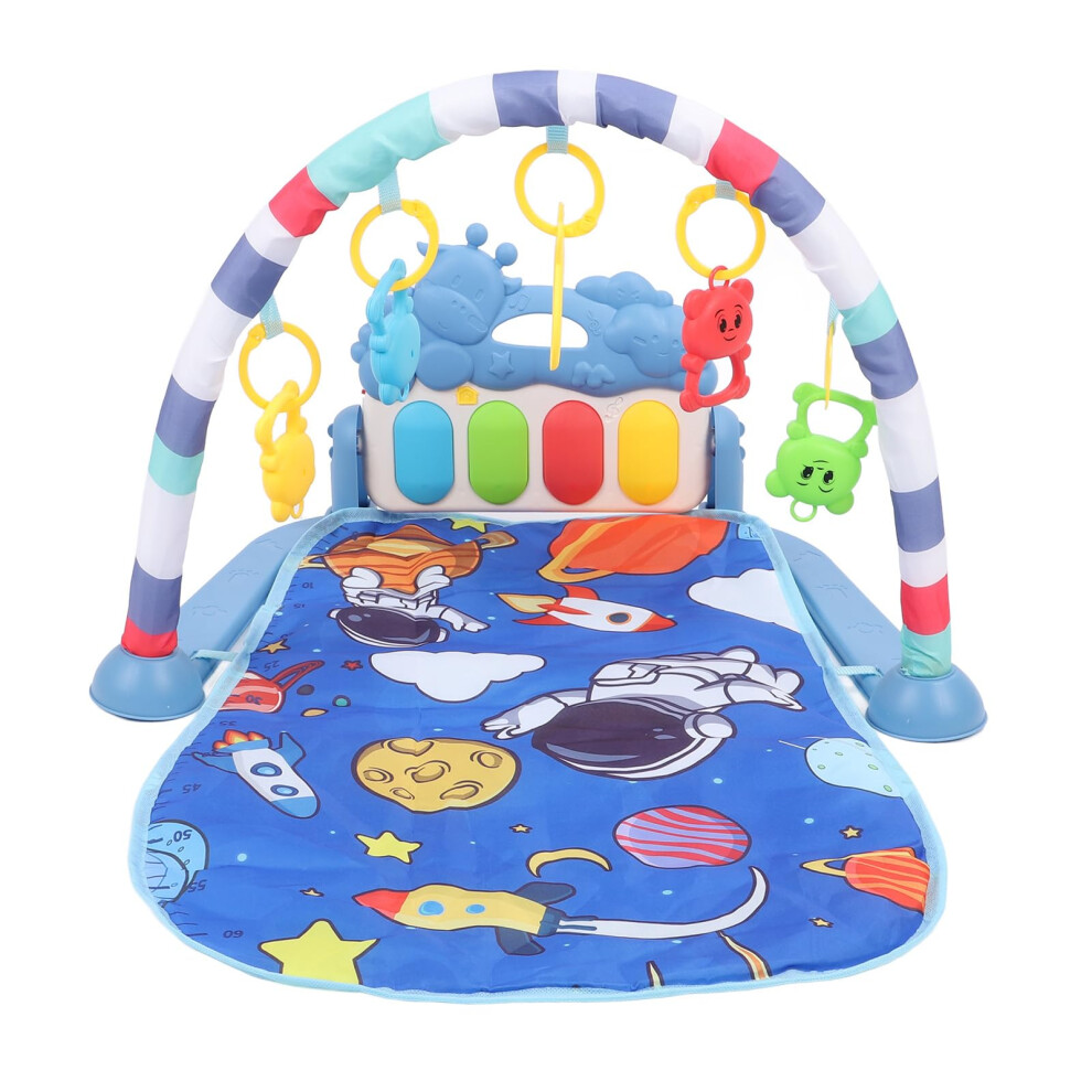 Noennull Baby Gym Play Mat, Baby Play Mat For Floor Musical Activity Play Mat Baby Play Piano Musical Playmate For Baby Mat Toys Colorful Rattles Learning Toy