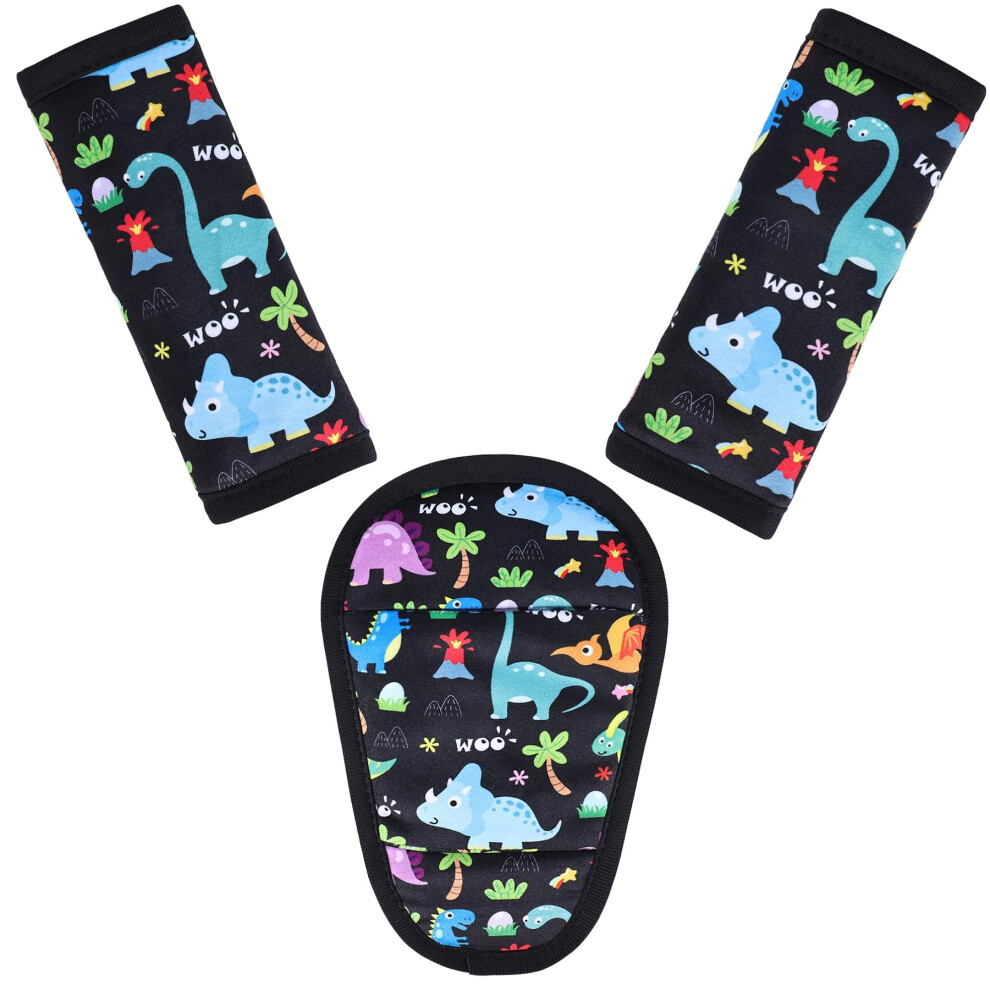 Infanzia Car Seat Straps Shoulder Pads For Baby Kids, Super Soft Seat Belt Covers, Seat Belt Cushion For All Car Seats/Pushchair/Stroller/High Chair