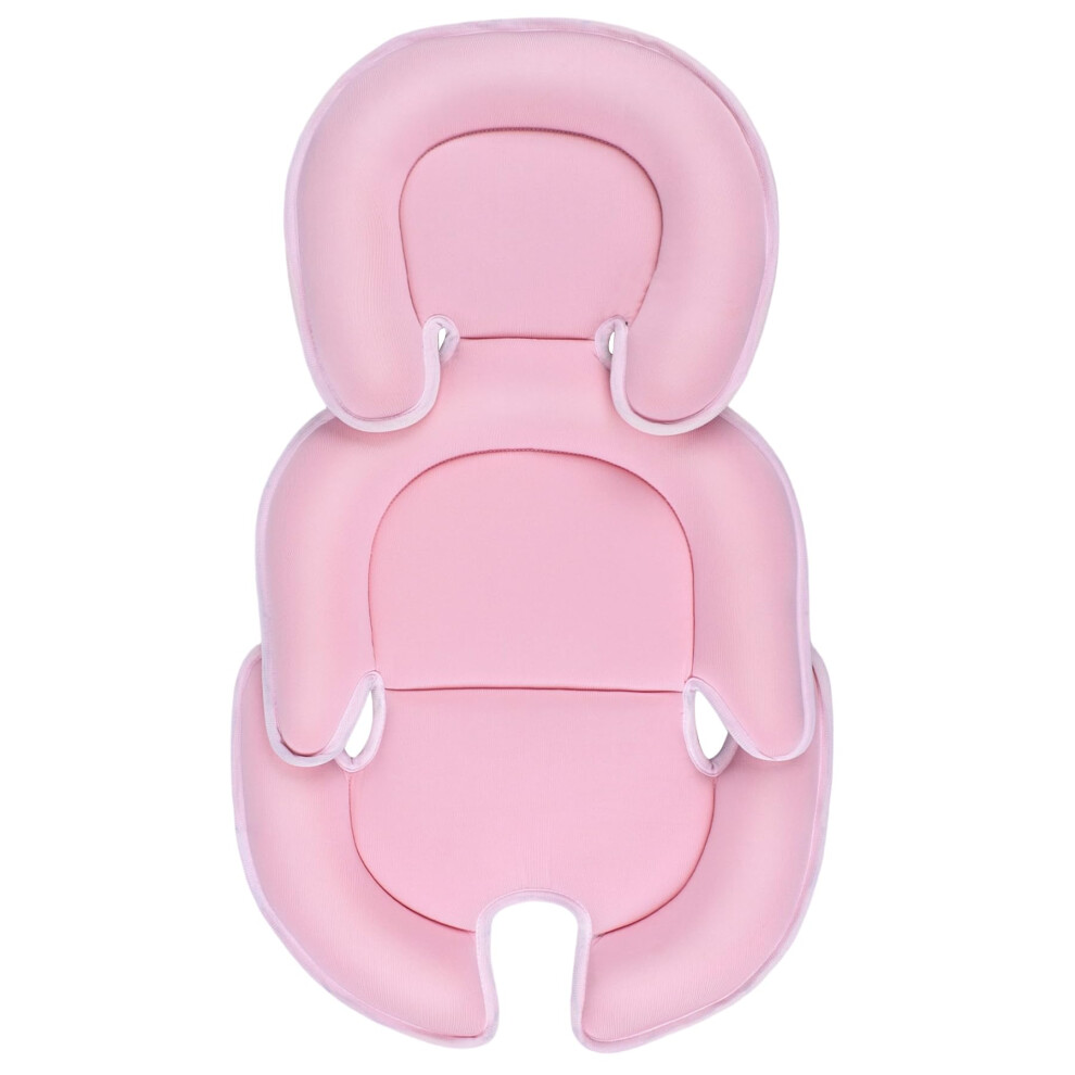 Head And Body Support Pillow, Soft Infant Car Seat Insert For Newborn To Toddler Stroller, Swing Cushion, Boys And Girls (Pink) Pink Infanzia