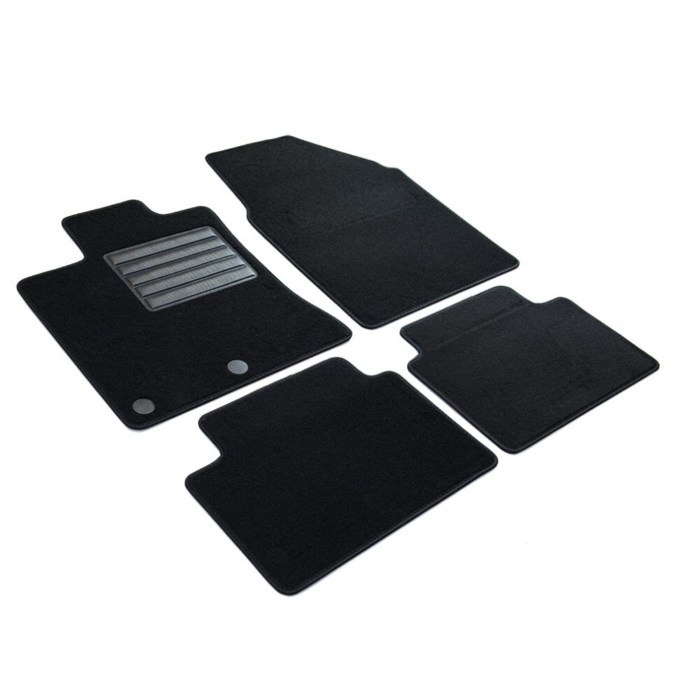 Mdm Sp-2419 Velour Car Mats For Nissan Qashqai I 02.2007>2013, Black 5051226483738