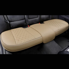 Black Panther PU Leather Rear Bench Car Seat Cover Protector Fits 90% of 4-dr Vehicles for Seat Bottom Only (Not for Pickup Truck and Large SUV)