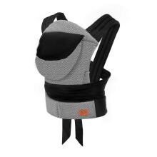 Kinderkraft Adoree Baby Carrier from 3 Month to 20 kg, Ergonomic Baby Sling, 2 Carrying Position: Front and Back, Adjustable Straps, Detachable Hood