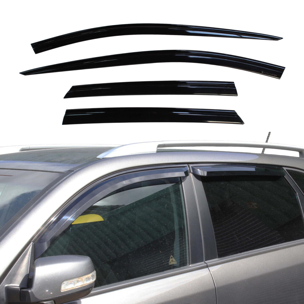 Auto Clover Wind Deflectors Set For Kia Sorento 2010-2014 (4 Pieces) 5051226486159