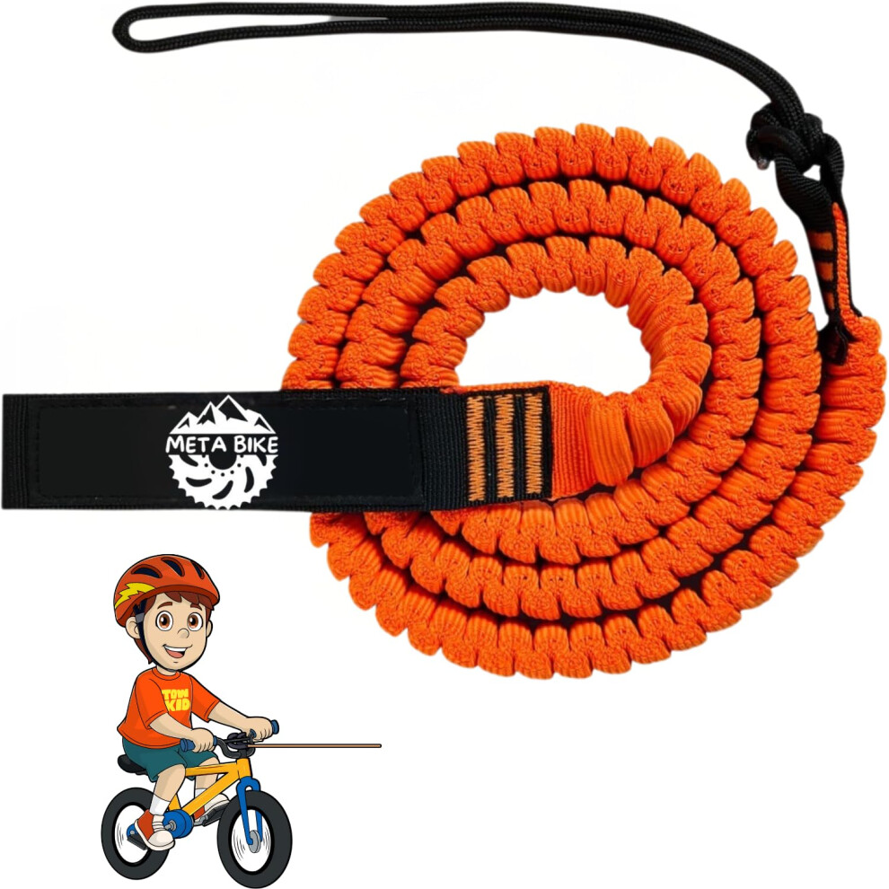 Meta Bike Towkid Bicycle Tow Rope For Children, 2.5M Elastic Bungee Towing Pull Rope, Pull Strap For Kids & Adults 5051226473043