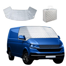 luolety Windscreen Cover for VW T4, Front Windscreen Wrap Cover Windshield Thermal Cover Snow Cover Waterproof Dustproof Sun UV Snow Ice Frost Guard