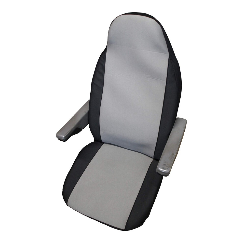 Carseatcover-Uk Motorhome Seat Covers[Universal Fit] [Choice Of 10 Fabrics] (Carbon ) Grey 5051226484858