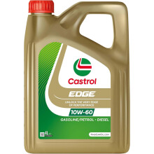 Castrol EDGE 10W-60, Advanced Fully Synthetic Engine Oil, Meets ACEA A3/B4 & API SN/CF Specifications, 4L