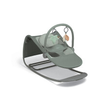 Mamas & Papas Tempo 3-in-1 Rocker/Bouncer, Lightweight, 3-Point Harness and Easily Removable Magnetic Toy Bar, Sand
