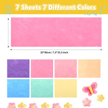Naler Coloured Felt Fabric Rolls 20x90cm Assorted Macaron Colors Series Non-Woven Fabric Sheets 1mm Thick for Fabrics DIY Craftwork Sewing