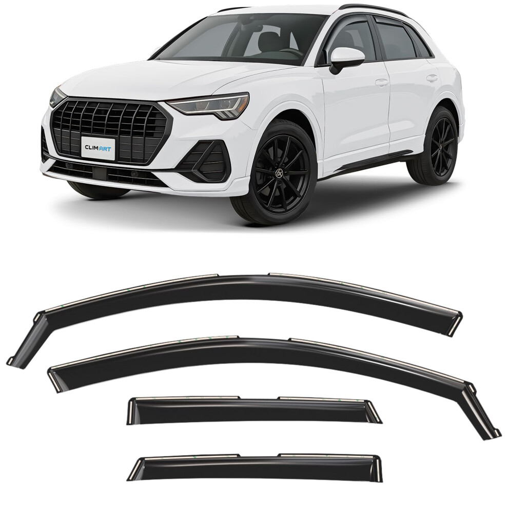 Clim Art In-Channel Wind Deflectors For/Compatible With Lexus Nx 2022-2026 Suv - Rain Deflector - Car Accessories - Car Wind Deflectors - Sun 5051226486470