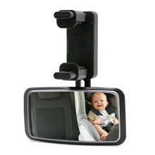 Car Mirror Baby Rear View, 360 Rotatable Rear View Mirror, Clip-On Rear View Mirror, Car Seat Mirror for Rear Seat