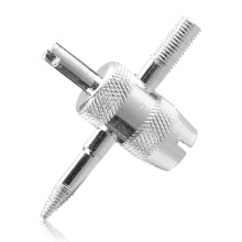 GLADFRESIT Tire Valve Removal Tool 4 in 1 Tire Valve Stem Removal Key Tool Valve Repair Wrench Stem Core Remover for Car Truck Motorcycle Van Bicycle