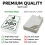 [2000 Labels] Self Adhesive White Sticky Printer Labels for A4 Printer 4 per Sheet | A6 Sticky Printer 4 per A4 Sheet Address Labels 4
