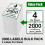 [2000 Labels] Self Adhesive White Sticky Printer Labels for A4 Printer 4 per Sheet | A6 Sticky Printer 4 per A4 Sheet Address Labels 5