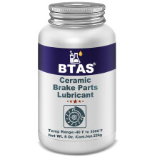 BTAS Brake Pad Grease Lubricant for Caliper Pin & Brake Parts Lubricant, Synthetic Ceramic Grease with Brush 226g