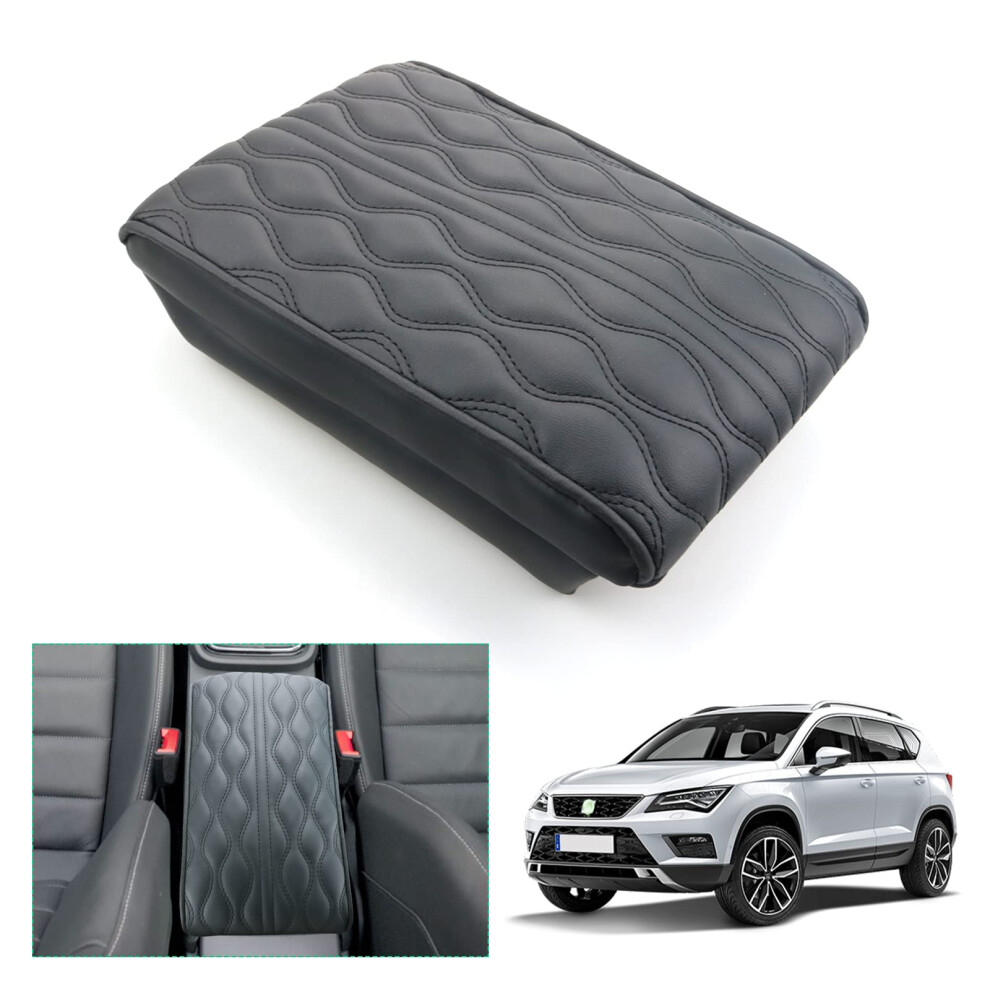 Gafat Seat Ateca Fr Facelift/Cuprî± Ateca 2017-2025 2026 Centre Armrest Cover, Centre Console Protection Armrest Covers, Leather Upholstery 5051226491849