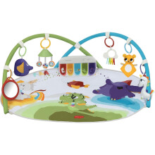 Tiny Love Developmental Gymini, Baby Play Gym with Music, 0+ Months, Baby Play Mat, 20 Activities, Musical Take-Along Toy, Adjustable Arches