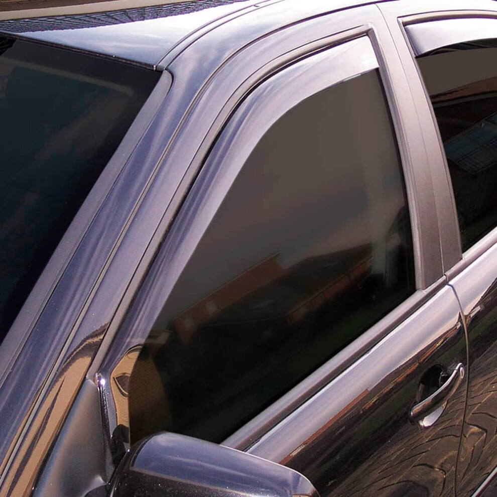 Climair Window Visors Compatible With Dacia Sandero/Stepway Iii 2021-, Dark/Black 5051226468926
