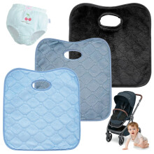 GMHLLES Car Seat Protectors for Child Seats 3 Pcs Car Seat Protector Potty Training Universal, Soft and Absorbent Suitable for Toddler
