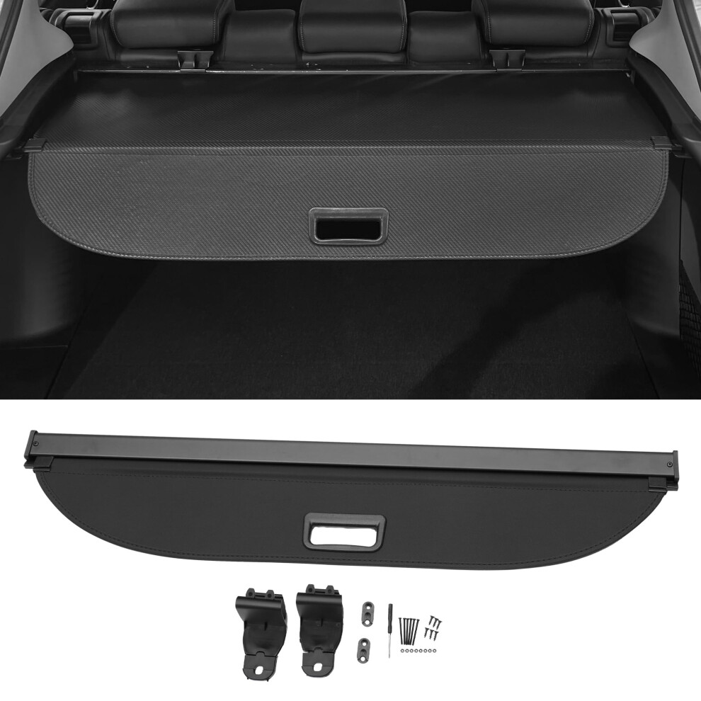 Motoforti Car Trunk Retractable Cargo Cover For Bmw X1 F48 16-21 Rear Trunk Parcel Shelf Luggage Security Shield Shade, Canvas, With Accessories 5051226469619