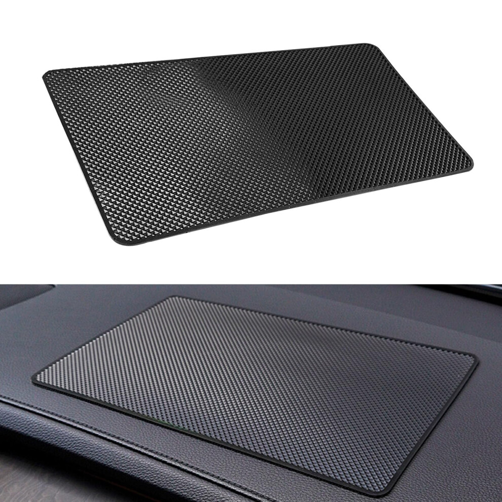 1813Cm Pu Non-Slip Car Dashboard Mat, Heat Resistant, Leaves No Residue, Mesh Texture, Multifunctional Grip For Cell Phones, Sunglasses, And Keys 5051226465048
