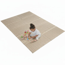 BÉABA, XXL Motor Skills Mat 200x150 cm, Reversible Play Mat, 1.5 cm High-Density Foam, Waterproof, Easy to Clean, Foldable with Carry Bag