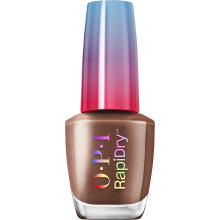 OPI RapiDry Impromptu You | Opaque Dark Brown Crme Quick Dry Nail Polish | Vegan, Smudge Proof, Fast Drying