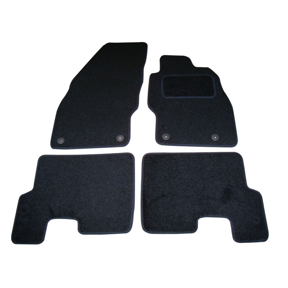 Sakura Car Mats For Vauxhall Corsa D Fits 2007 To 2011 Models - Black 5051226464492