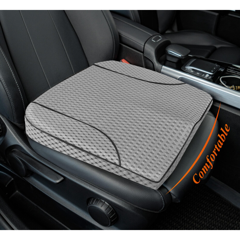 Kingphenix Premium Car Seat Cushion, Memory Foam Driver Seat Cushion To Improve Driving View- Coccyx & Lower Back Pain Relief - Seat Cushion For Car 5051226470028